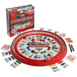 Hasbro Monopoly Disney Pixar Cars 2 Edition Game